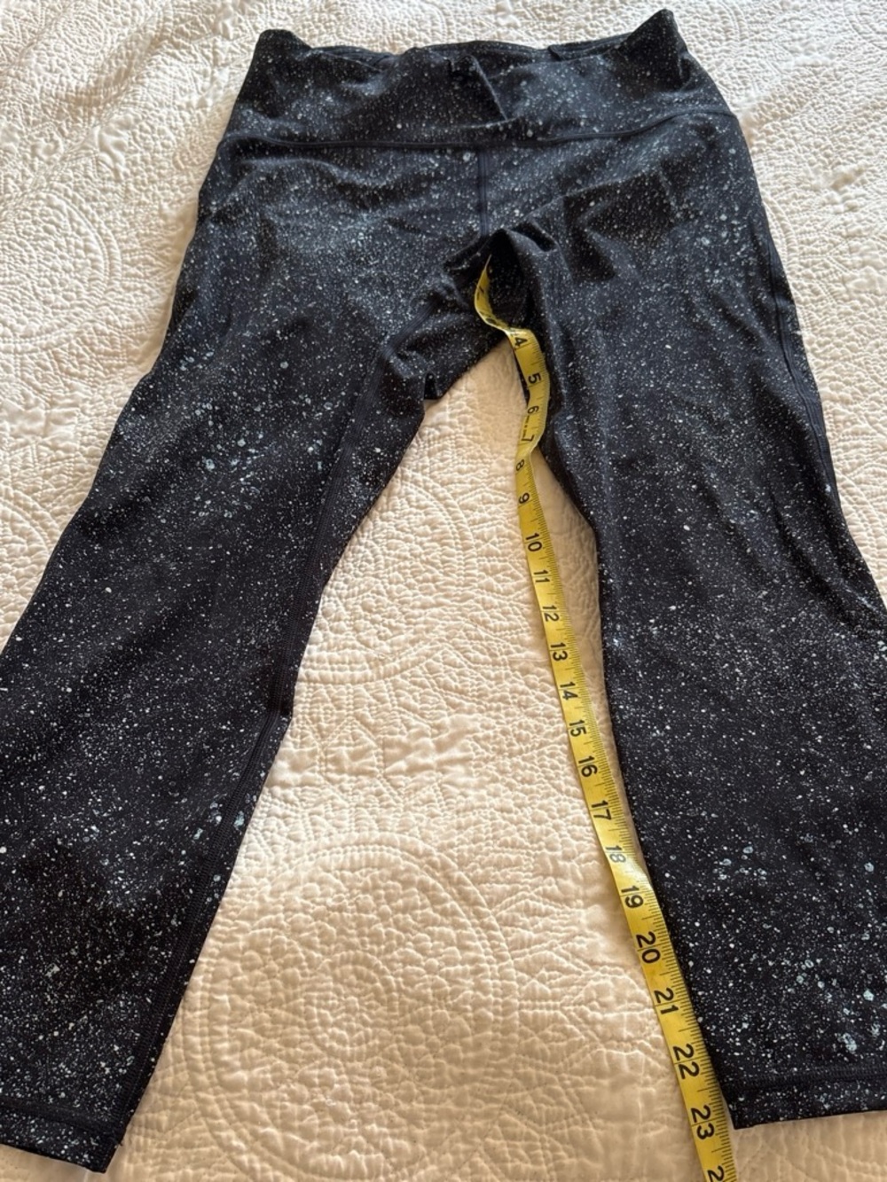 lululemon athletica Black Speckled Leggings